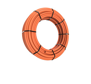 Iplex 50mm 100m Cableduct OR PE Flexible Elec Duct SDR17 Orange