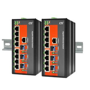 Active Equipment: CDL CTCUnion Gigabit Managed Switch 8x 10/100/1000Base-T 8 Port (-10C - +60C)