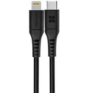 Multimedia: CDL Promate Cable USB-C - Lightning 2m Not Certified Black