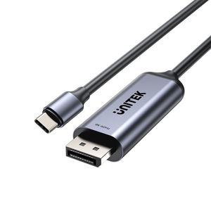 Unitek 1.8M 8K USB-C Displayport 1.4 Cable In Aluminium Housing