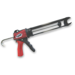 Adhesives Solvents: Tusktools Heavy Duty Caulking Gun - 10 Inch 12:1 Compression Ratio