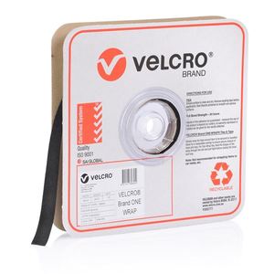 CDL Velcro One-Wrap Continuous Black 19mm x 22.8m