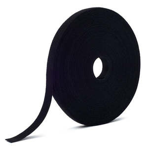 CDL Velcro One-Wrap Continuous Fire Retardant Black 12.5mm x 22.8m