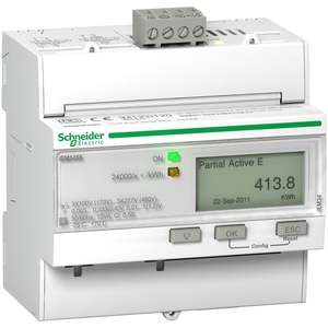 Metering: Schneider iEM3455 energy meter - Modbus - 1 DI - 1 DO - multi-tariff - LVCT