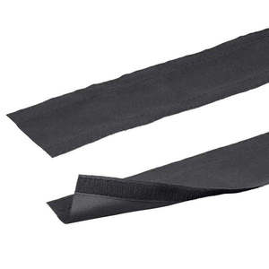 Cable Tie: CDL Dynamix Hook And Loop Carpet Cable Cover 100mm x 25m Black