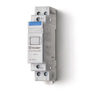 Switching Relays: Finder Step Relay 2 Pole 12VAC 16A/4000VA