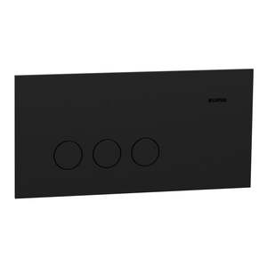 Clipsal Solis Switch Horiz 3G 10AX Matte Black