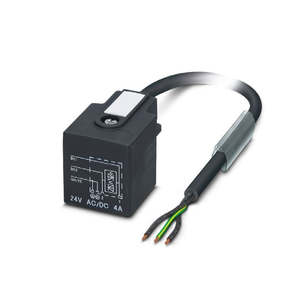 Lapp AB-C3- A-1L-S LED Valve Connector Type A 2m Cordset 3 Pole