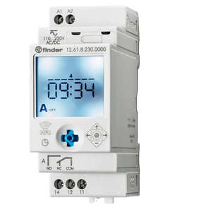Finder Timeswitch Digital 7 Day 1 Min Set Interval 2CO16A@250VAC110-230VAC/DC
