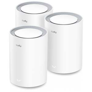 Data Audio Visual: Cudy AX3000 3-Pack 2.5G Dual-Band Wi-Fi 6 Mesh System