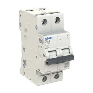 Circuit Breakers: NHP Dint MCB 6kA 2P 40A C Curve
