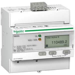 Metering: Schneider iEM3265 energy meter - CT - BACnet - 1 digital I - 1 digital O - multi-tariff - MID