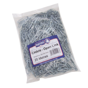 Chain: Firstflex CHOL Anchor Wire Chain open 32x12x2.5mm (25mtrs in Bag) Firstflex