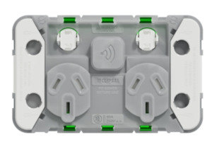 Iconic Connected Socket Twin 10A 240V Zigbee