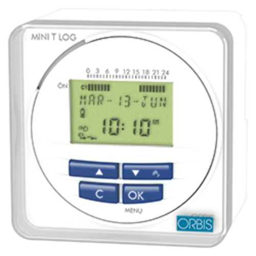 Orbis Time Switch Digital 7D24Hr 1 Channel Multi Mount 230V Res