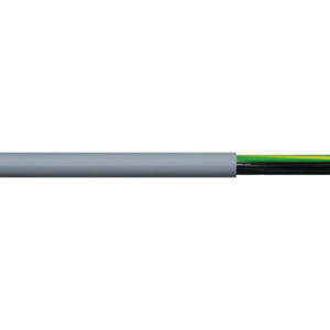 Firstflex 1mm 4core Control Flex SPVC Black Numbered Grey