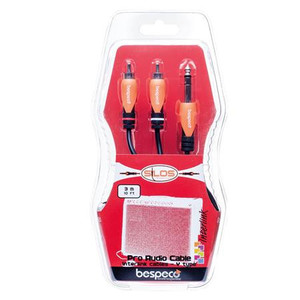 Products: Bespeco 3m 1/4" Stereo Jack to RCA Cable Scott Sound