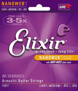 Products: Elixir 80/20 Bronze Acoustic Guitar Stings (Medium) Scott Sound
