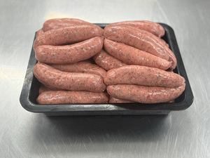 Venison – Chilli chocolate sausages – Scotty's Meats