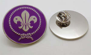 Badges: PIN - WORLD SCOUT (30mm)