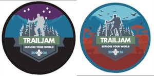 Badges: BLANKET PATCH - TRAILJAM - EXPLORE YOUR WORLD - 2026