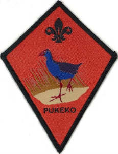 Badges: BLANKET PATCH - NATIVE BIRD, PUKEKO - OLD DESIGN