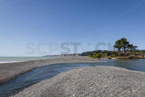 Products: Maraetotara Rivermouth, Te Awanga, Hastings, Hawke's Bay, New Zealand - SCP Stock
