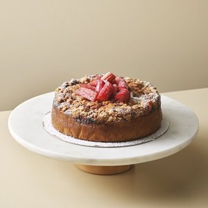 Tea Cake - Rhubarb & Apple Crumble (6 - 9pax)