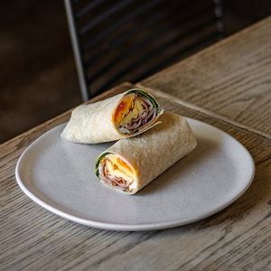 Scratch Breakfast Wrap - Bacon, Egg & Potato