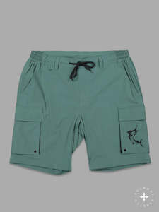 Angler Tech Cargo Shorts - Harbour Teal