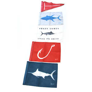 Game Fishing Accessories: Bonze Catch Flag Set