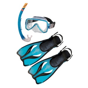 Spearfishing: Beuchat Oceo Mask, Snorkel and Fin Set - Adult