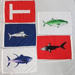 Game Fishing Accessories: Delux Catch Flag Set