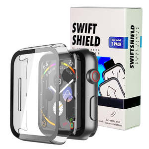 Apple Watch SE Series 3 40mm Case with Glass Screen Protector by SwiftShield (2 &hellip;