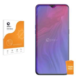 Oppo Reno Z: 3pk Optic+ Anti-Glare Screen Protectors for Oppo Reno Z