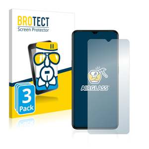 3x BROTECT AirGlass Glass Screen Protector for Oppo Reno Ace