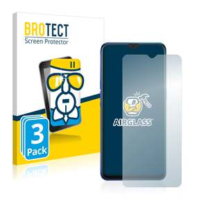 Oppo Reno A: 3x BROTECT AirGlass Glass Screen Protector for Oppo Reno A