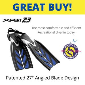 Products: Tusa Xpert Split Fins - or in today - NZ Sea Adventures