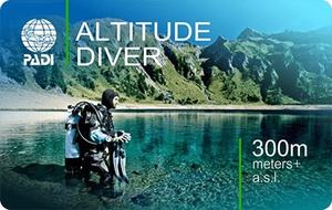 Products: Altitude Diver Specialty Course - Wellington NZ