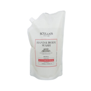 Products: Bulgarian Rose Hand & Body Wash Refill Pouch 1L – Scullys Home & Beauty