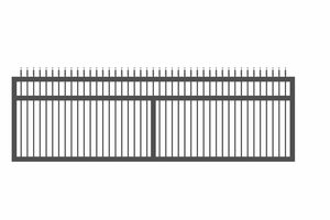 Aluminium Fence & Gate Systems: 2.4(H) x 20(W)M Hot Dip Galvanized Chainlink Fence - SD ALUMINIUM