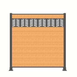 Aluminium Fence GM-SDWL-43 - SD ALUMINIUM