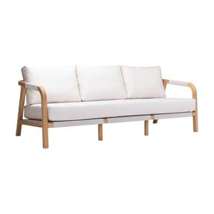 Matira Teak Outdoor Sofa: 3-Seater