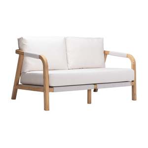 Matira Teak Outdoor Sofa: 2-Seater