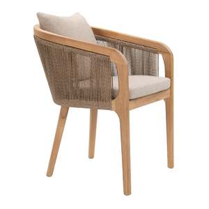 Outdoor Dining Chairs: Nicolo Outdoor Teak Dining Armchair