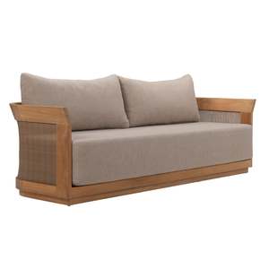 Outdoor Sofas: Valenti Outdoor Teak 3-Seater Sofa