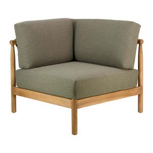 Outdoor Sectionals: Giovanni Teak and Rope Modular Corner Seating