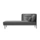 Escape Right Arm Modular Chaise Longue (Graphite)