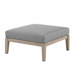 Outdoor Ottomans: Scott Outdoor Reclaimed Teak Ottoman