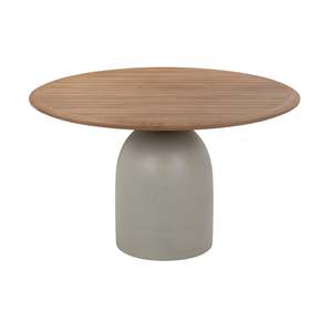 Outdoor Dining Tables: Corfu Outdoor Teak Round Dining Table